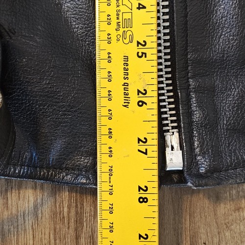 VTG Wilsons Leather Jacket Mens Large Tall Thinsulate Moto Biker Heavyweight - Picture 19 of 21
