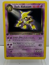 Pokémon Dark Alakazam TCG Card 18/82 1st Edition Non-Holo WOTC Vintage Rare