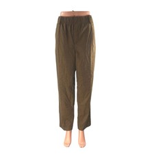 NEW GAP Women's Olive Green High Rise Wide Leg Baggy Trousers Pants Size 12