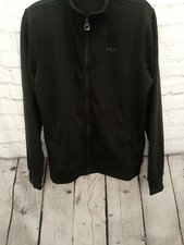 FILA Womens Full Zip Jacket Black Size Small