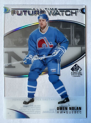 OWEN NOLAN 2020-21 SP Legends Signature All-Time Future Watch Clear Cut RC UD !!