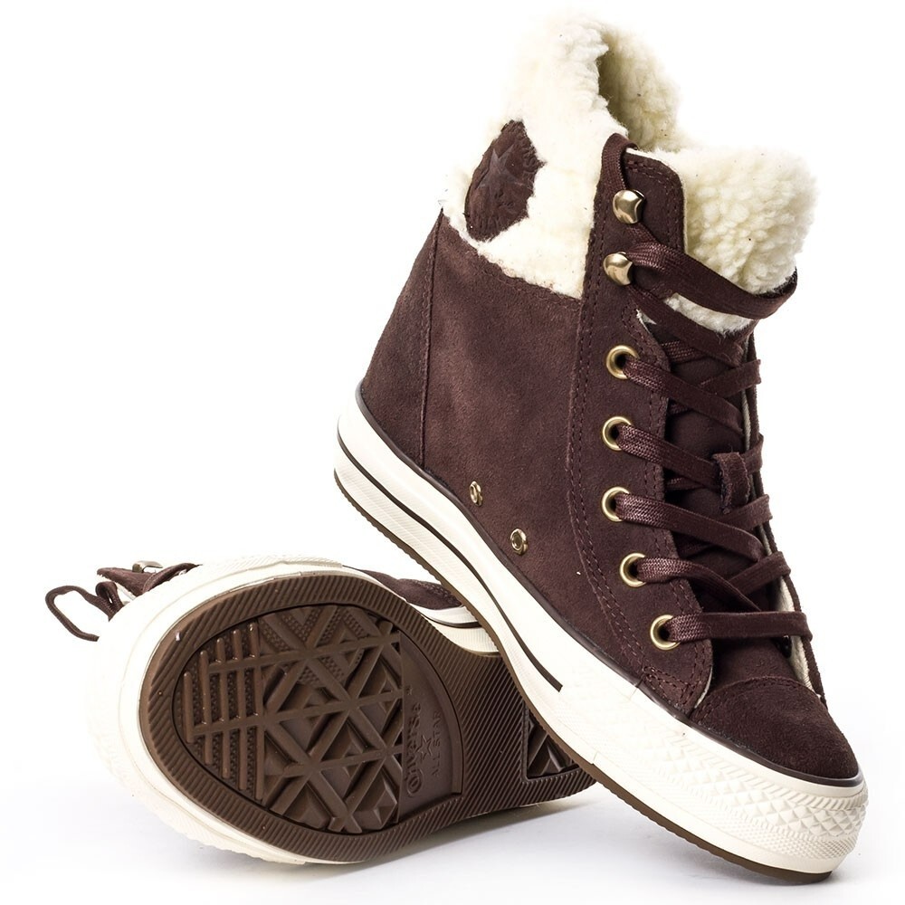 Converse Sneaker Mit Fell Schwarz Chucks Mit Fell Beige Converse A