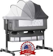 LUXURY Moises Cama Para Bebes Infantil Noche De Sueno Seguro Nina Pequena Juegos