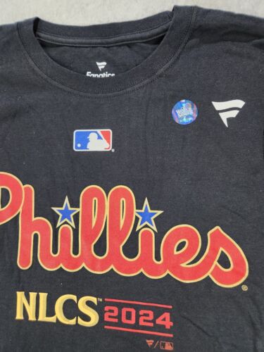Philadelphia Phillies NLCS 2024 T-Shirt Baseball Fan Fanatics MLB Adult SMALL - 第 2/8 張圖片