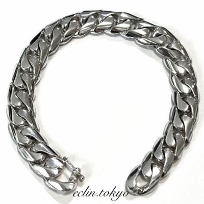vintage 〇▢ design chain silver bracelet Vintage Art Deco Style Silver Tone Chain Design Line Link