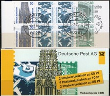Bund MH-MiNr. 29b oZ mit H-Blatt33 Sehensw&uuml;rdigkeiten SWK gestempelt/o Frankfurt