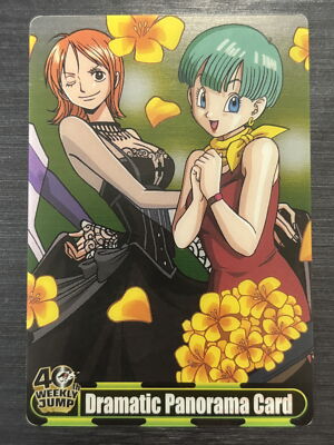 2008 Dragon Ball X One Piece Bulma & Nami Wafer Japanese Part 2