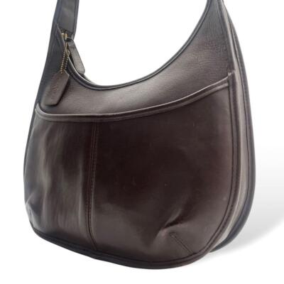 バッグ Vintage Coach 9033 Ergo Shoulder bag Extremely Rare Made In USA Old Coach 9033 Shoulder Bag Black