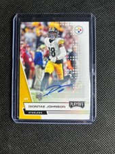 2020 Panini Playoff Auto Diontae Johnson #45 Pittsburgh Steelers Pack Fresh