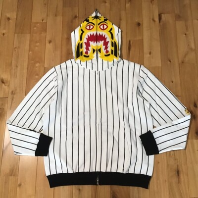 BAPE JAPAN limited Hanshin Tigers Tiger full zip hoodie A Bathing Ape Size M