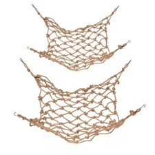 Parrot Swing Hemp Rope Climbing Ladder Parakeet Hanging Perch Chew