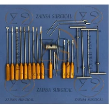 Mueller-Type Cement Removal Instruments Set of 22 Pcs Orthopedic Knee Surgery Se