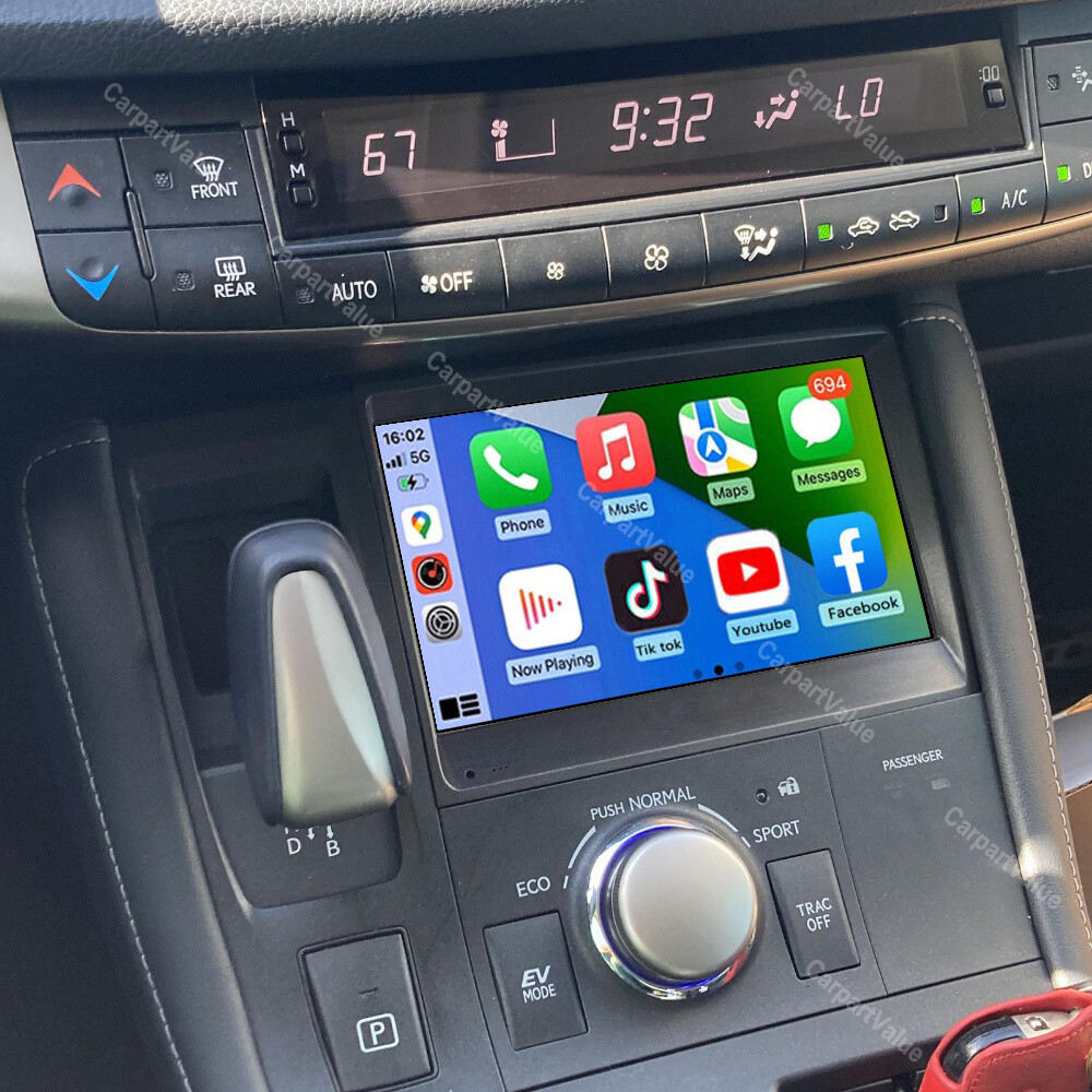 Wireless CarPlay For LEXUS CT200H CT200 2011-2018 Android 13 Car