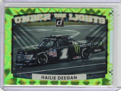 2022 Donruss #UL17 Hailie Deegan Under the Lights Xplosion 1/10
