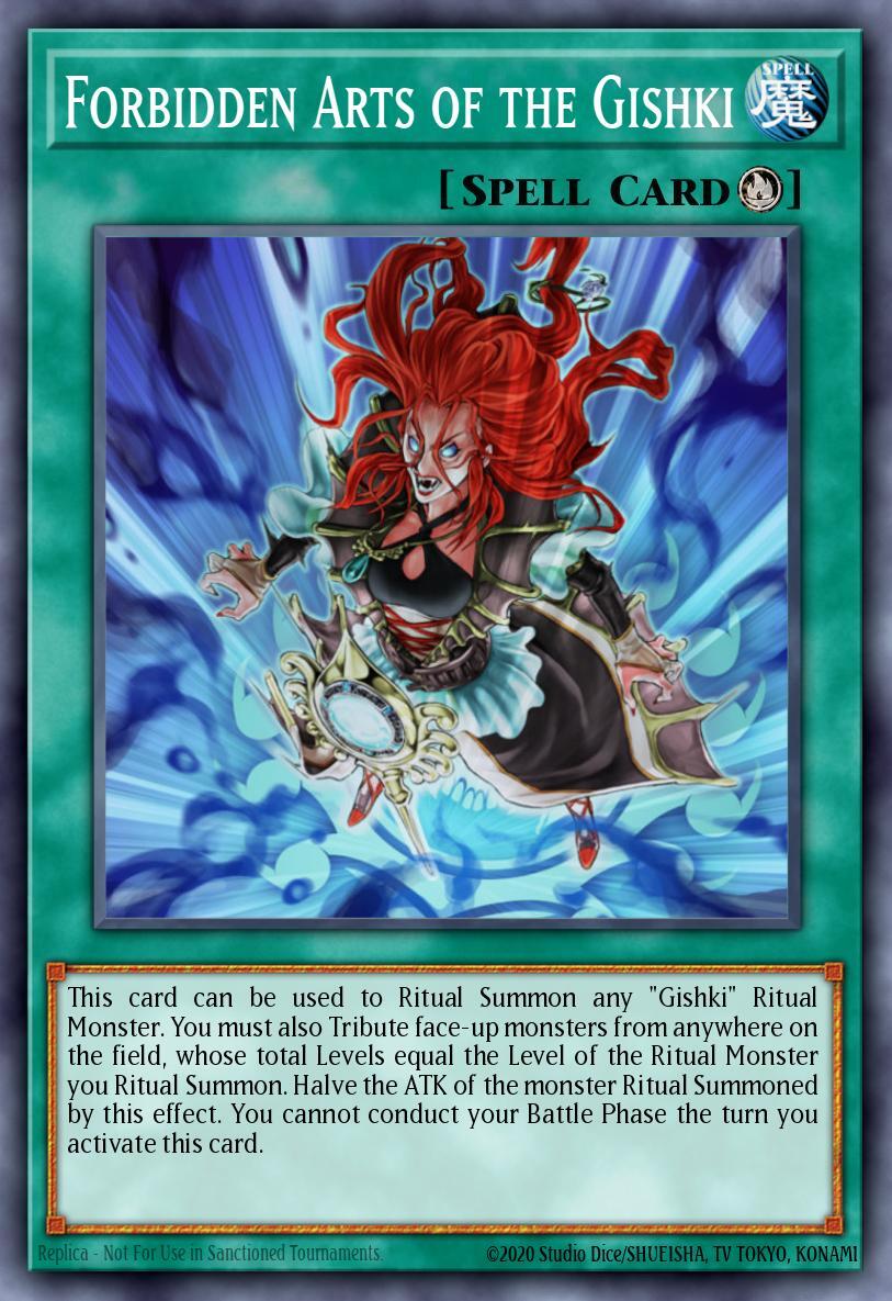 Gishki Forbidden Arts HA06-EN027 Super Rare YuGiOh Card
