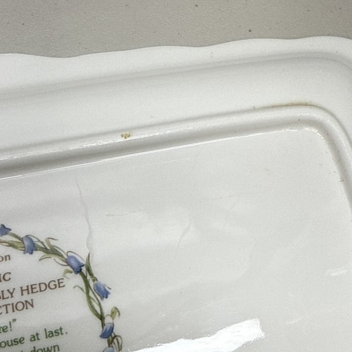 ROYAL DOULTON BRAMBLE HEDGE RARE "THE PICNIC" RECTANGULAR PLATTER SERVING TRAY - Picture 14 of 19
