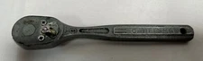 Vintage Sears Craftsman Ratchet Socket Wrench Tool 1/4" Drive USA (A6)
