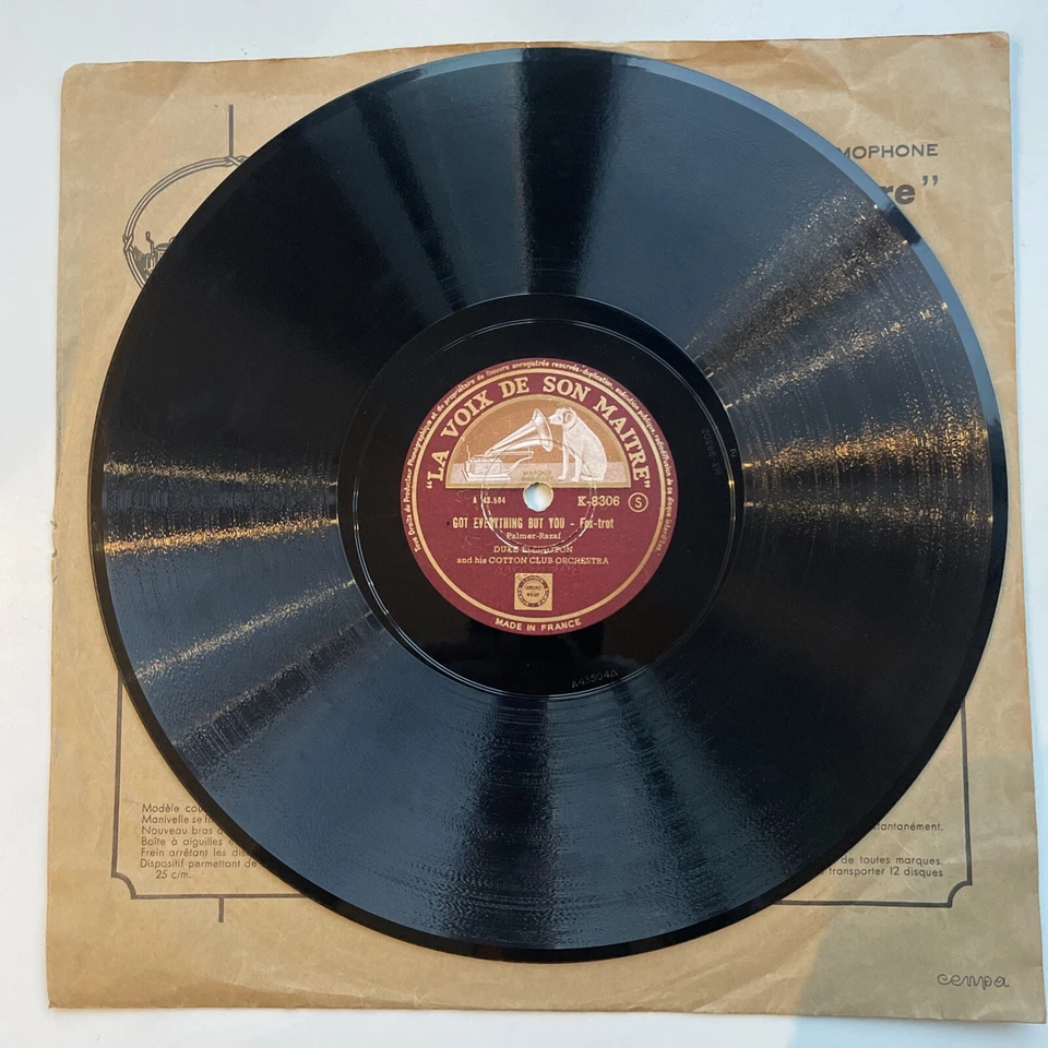 78 RPM DUKE ELLINGTON - The mooche- Got everything but you- GRAMOPHONE 8306 EX++ - Photo 4/4