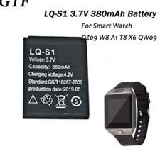 2Pcs LQ-S1 3.7V 380mAh Rechargeable Battery AB-S1 DJ-09 DZ09 GJD HKS-S1 FYM-M9