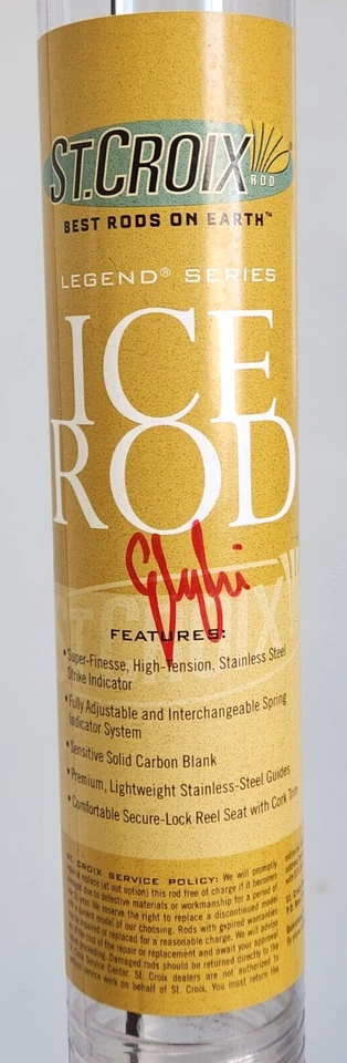 St Croix Legend 系列 24 英寸冰棒编织石墨手柄 First Ed LIRA24UL 全新 — 第 2/4 张图片