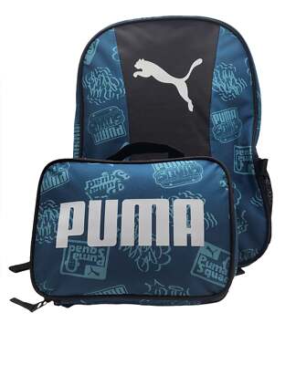PUMA Evercat Varsity Backpack Navy Blue/Pink PUMA Evercat Backpack & Lunch Kit Combo, Lilac Chiffon Pink  main image 2