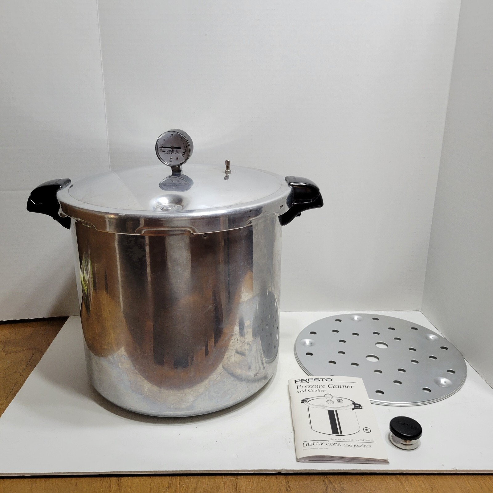 Nice PRESTO Pressure Canner And Cooker 409A, 23 QT Quart, 0178107 eBay