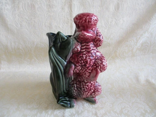 Vintage Hull Pottery Poodle Dog Planter #114