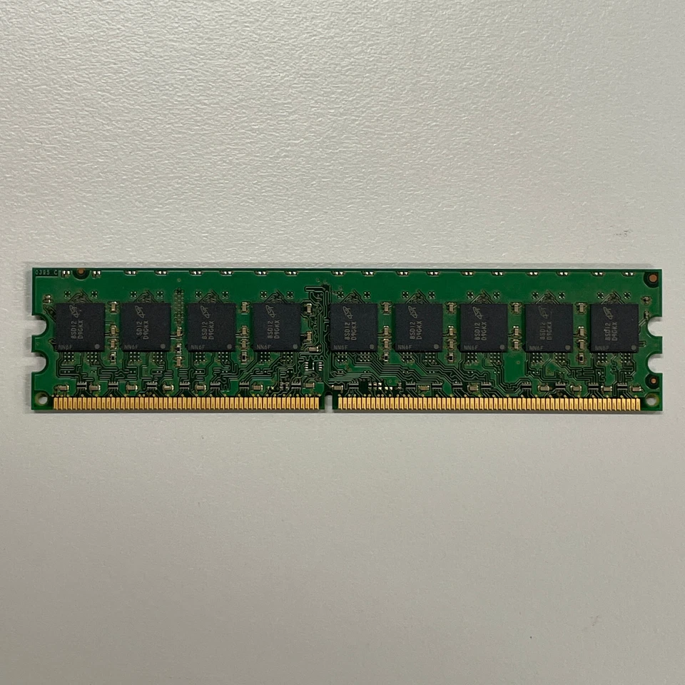 Micron 1GB DDR2 RAM PC2-6400 800MHz ECC Unbuffered CL6 DIMM MT18HTF12872AY-800D1 - Image 4 of 4