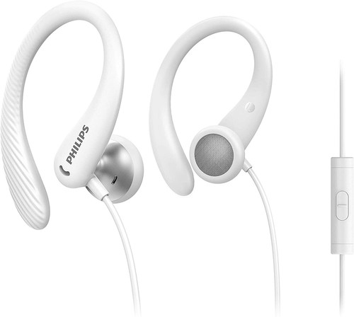 Cuffie Philips con Archetto per Sport Corsa Running Musica Auricolari Bass  beat | eBay