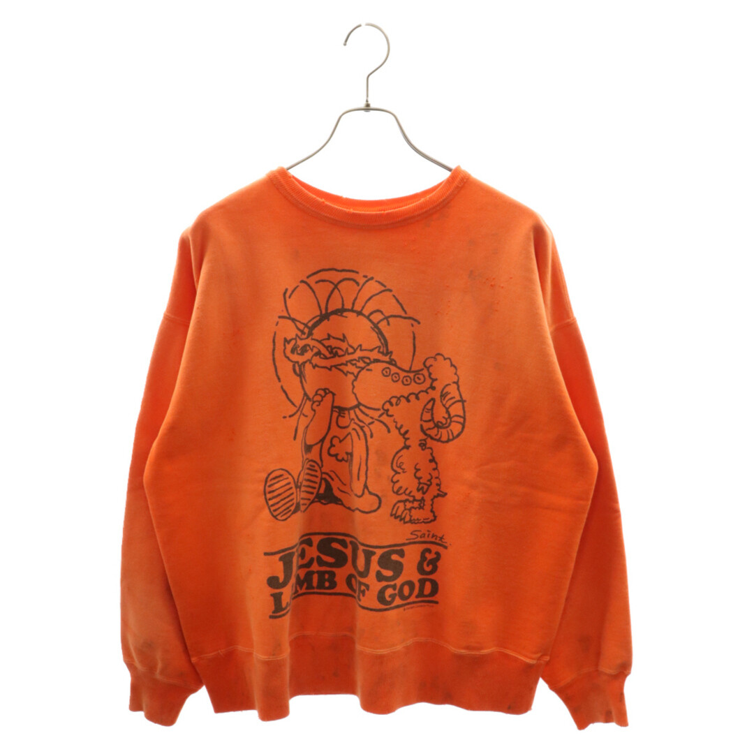 SAINT MICHAEL CRW SWEAT JS & LMB VINTAGE CREW NECK TRAINER SM-YS8 