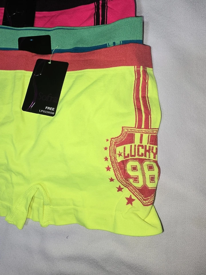 Conjunto de 6 calzoncillos boxer Lucky 98 sin costuras para mujer talla única Foto 2 de 4