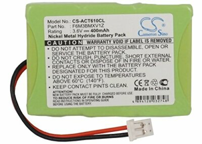 Cameron Sino 3.6V 400mAh NI-MH Replacement battery for Tiptel  Easy DECT 5500