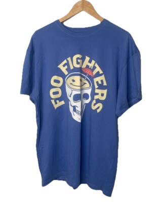 Foo Fighters Unisex T-Shirt Skull Cocktail (Ex-Tour) Sz SM/MD