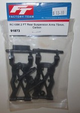 Team Associated RC10B6.2 Factory Team Rear Suspension Arms 73mm Carbon 91873