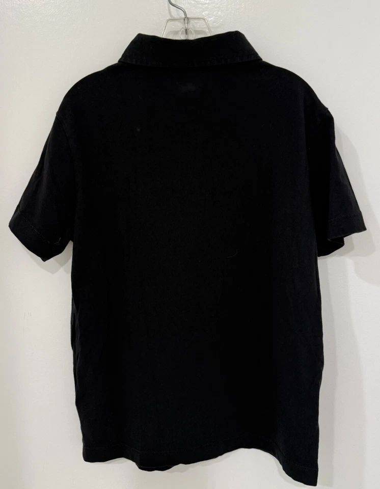 Polo negro Rick And Roll DIESEL para niños talla mediana 100 % algodón Foto 4 de 4