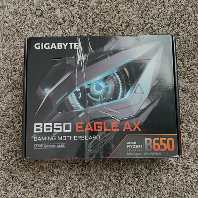 GIGABYTE B650 EAGLE AX AM5 LGA 1718 AMD B650 ATX, DDR5 Triple M.2, PCIe 5.0, USB