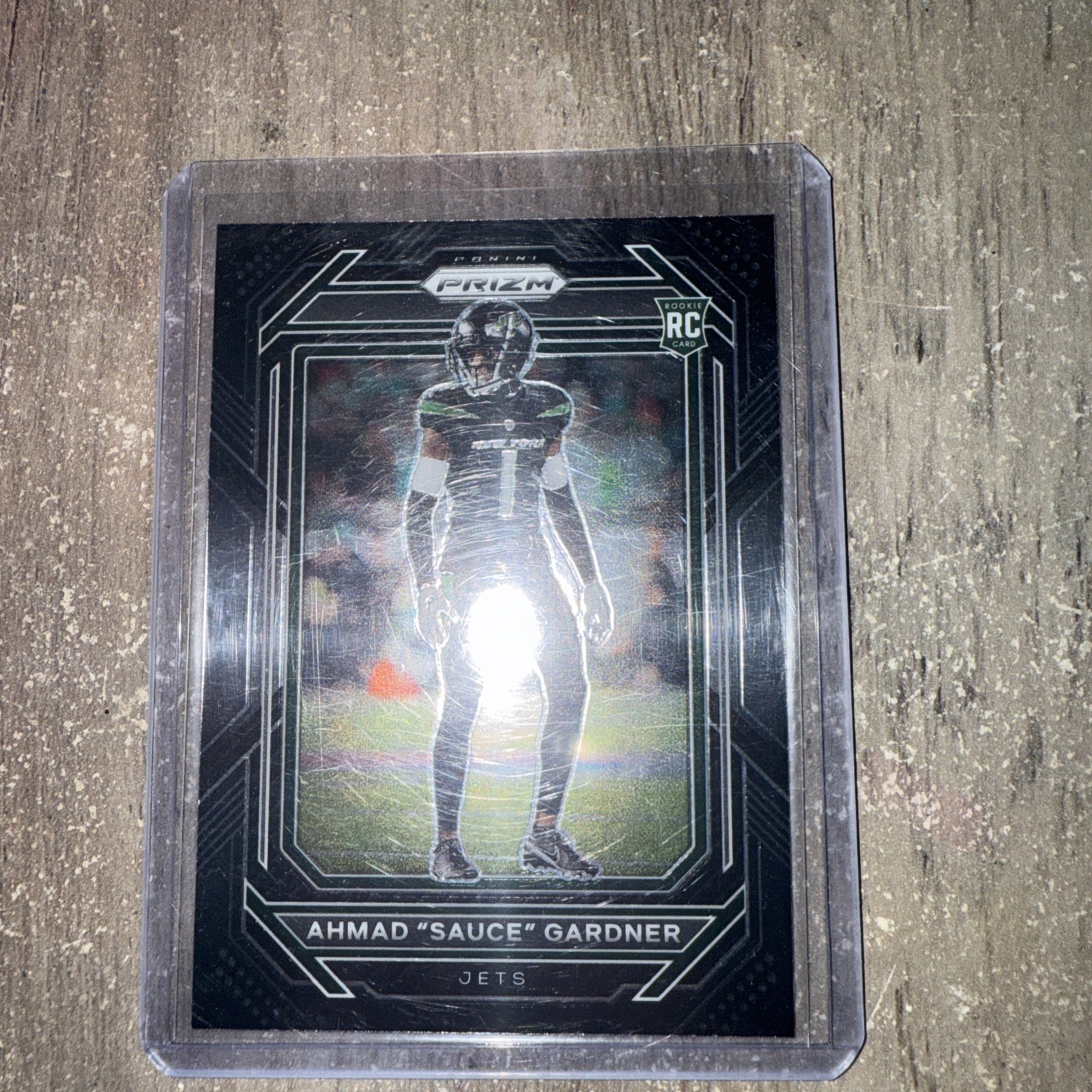 2022 Panini Chronicles Prizm Black Silver AHMAD "SAUCE" GARDNER #PB22 RC Jets