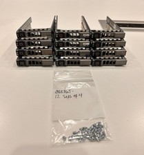Dell SAS Drive Caddy 0G176J 2.5 Server Tray w/ Screws Lot of 12