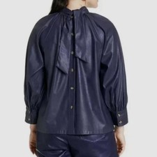 Rachel Comey Women's Blue and Navy Blous