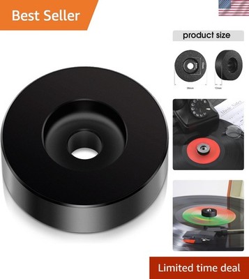 Easy-to-Use 45 RPM Adapter for Turntables - Perfect for DJs and Home Use