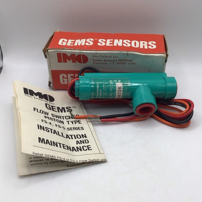 #ad Piston Flow Switch Sensor Ryton 316SS Viton SPST NC 20VA FS 4 Series 44726 $40.00