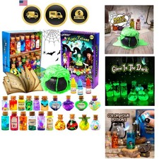 Magic Potions Kit for Kids - Mix 20 Fairy Dust Potion Bottles, Halloween Chri...