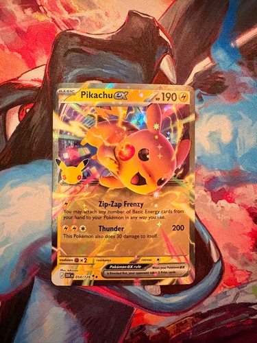 Pikachu ex 54/128 [Double Rare] 30th Celebration Holo