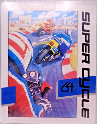 COMMODORE 64/128 -- SUPER CYCLE (EPYX/U.S. GOLD)