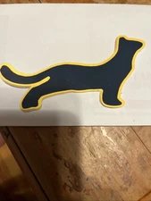 David Gilmour Black Cat Guitar Decal Sticker Luck And Strange Yellow Cat Strat