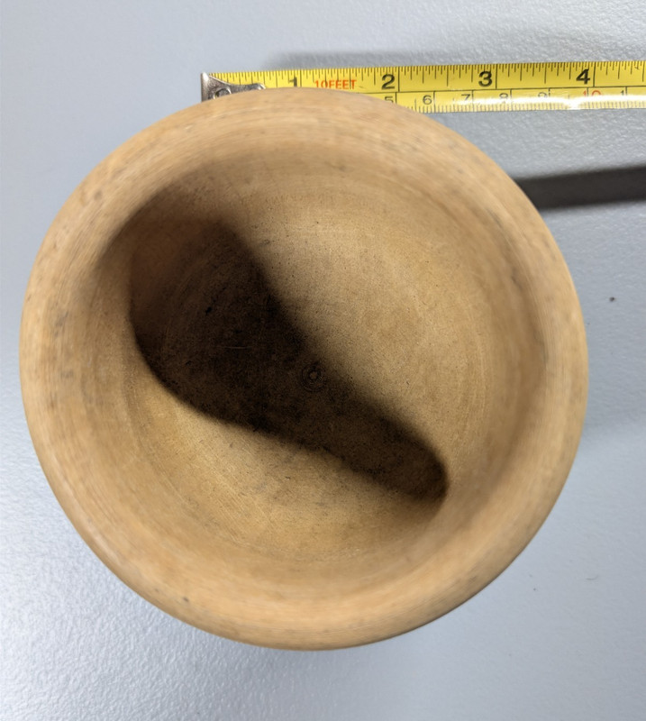 Wood  Bowl Solid Plain Medium Brown