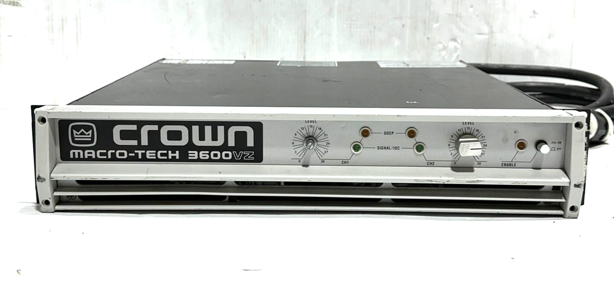 Crown Macro-Tech ma3600vz Power Amp #7056 (One) Trueheartsound | eBay