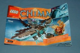 LEGENDS OF CHIMA, VARDY'S ICE VULTURE GLIDER SET 70141 - LEGO - 2014 - USED