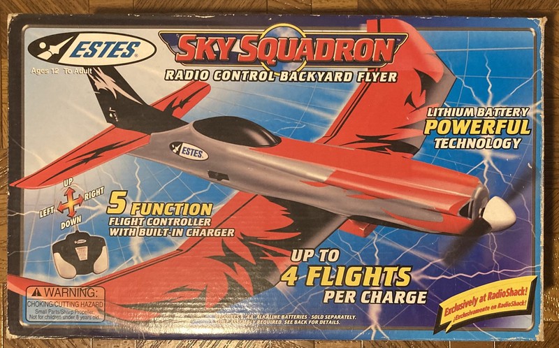 Estes 2006 Sky Squadron Radio Control Backyard Flyer - Radio Shack brand - USED