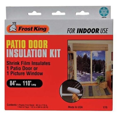 Frost King V76h Patio Door Insulation Kit, 84'' X 110'', Indoor